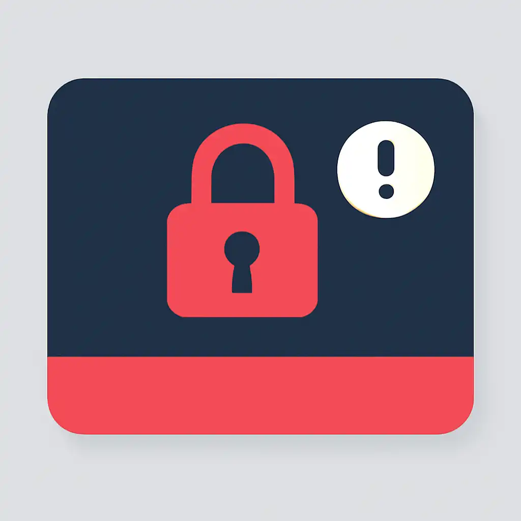 Close-up of button or form field for account locked, Rummy Wealth