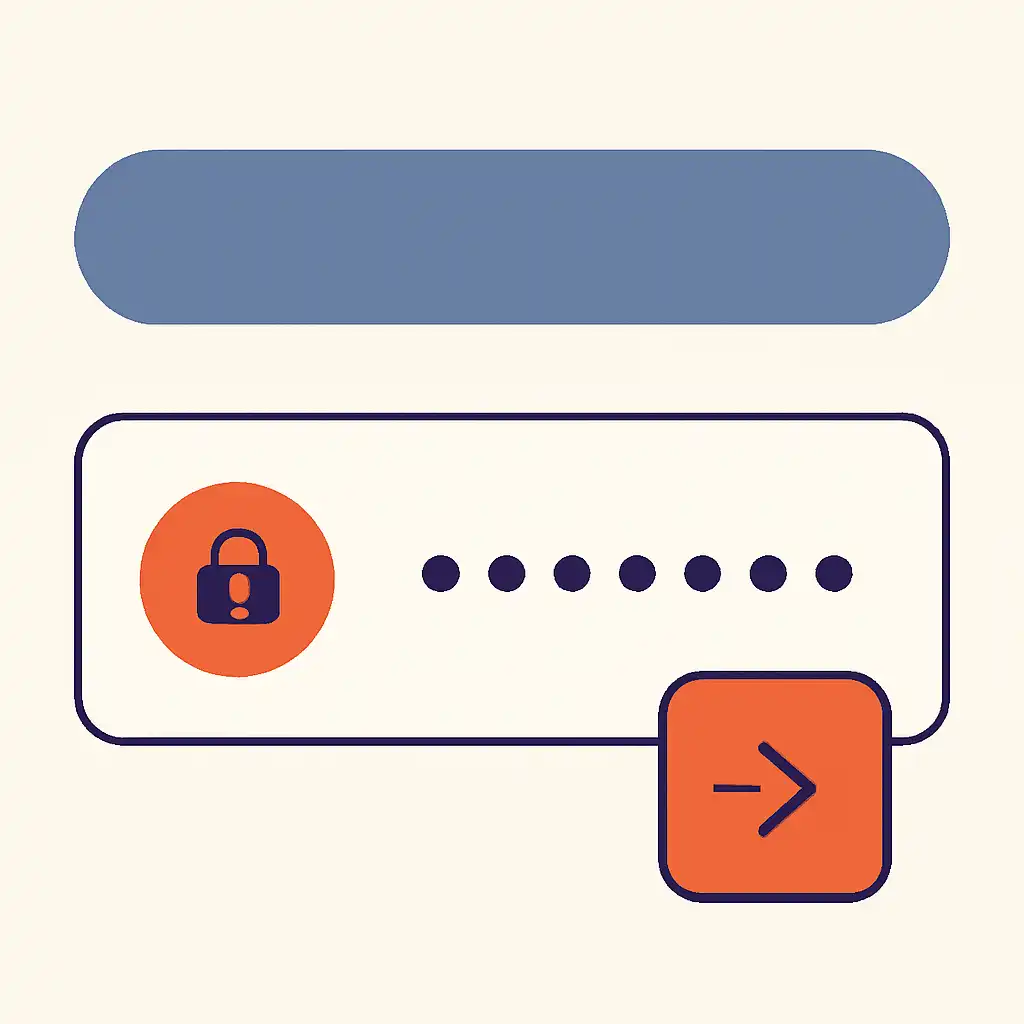 Close-up of button or form field for password reset, Rummy Wealth